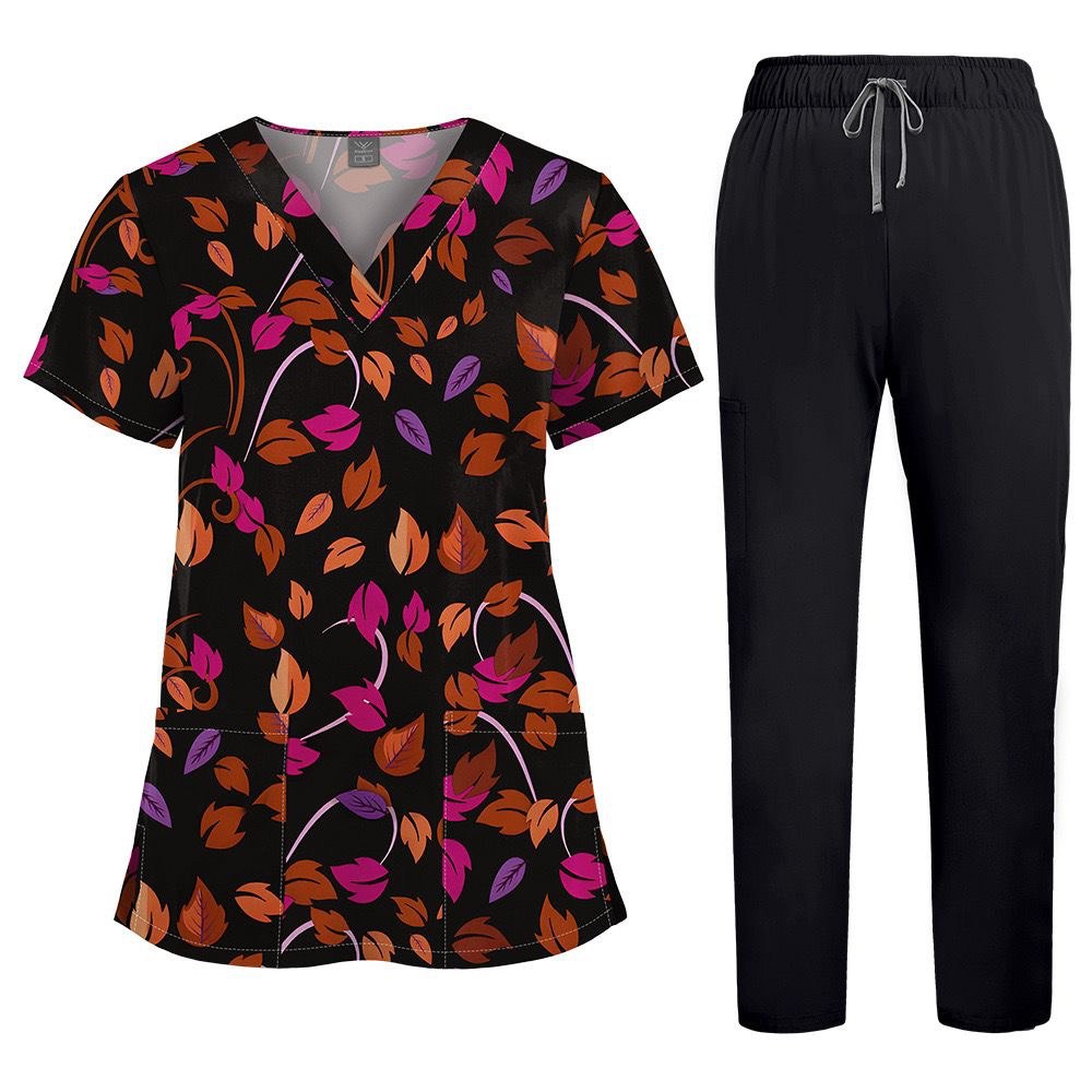 floral scrubs
